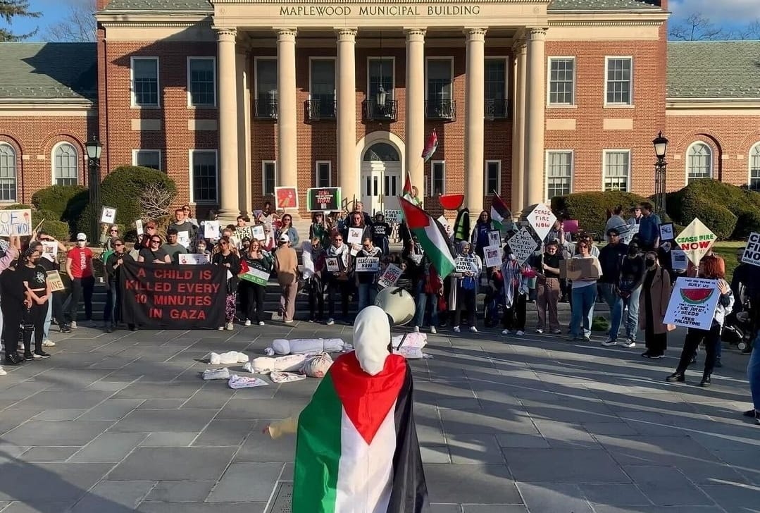 pro gaza vigil
